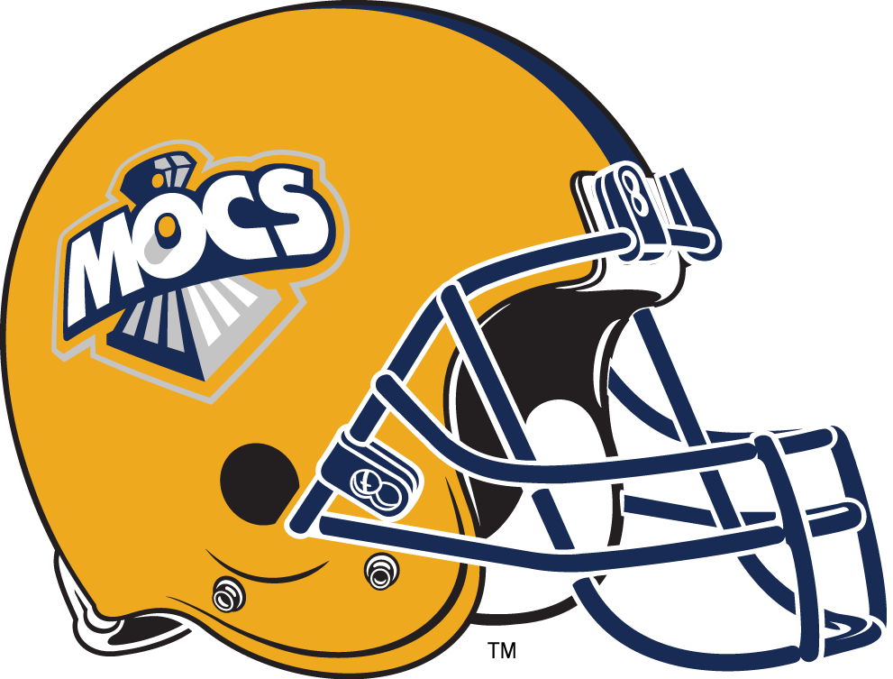Chattanooga Mocs 1997-2007 Helmet Logo iron on transfers for clothing